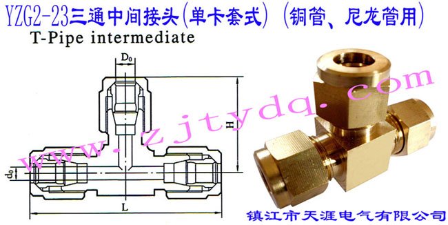 YZG2-23ͨg^(οʽ) (~)T-pipe Intermediate Connector