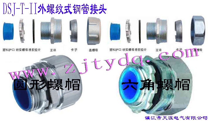 DSJ-T-II ݼyʽ䓹ܽ^(䓹c䓹Bӣ䓹cӾB)DSJ-T-II Tube Connector(Used for connection between steel tubes)